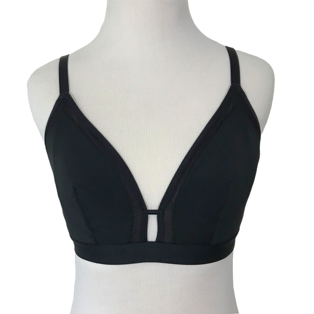 Lively Bralette Black Mesh Trim Size 1